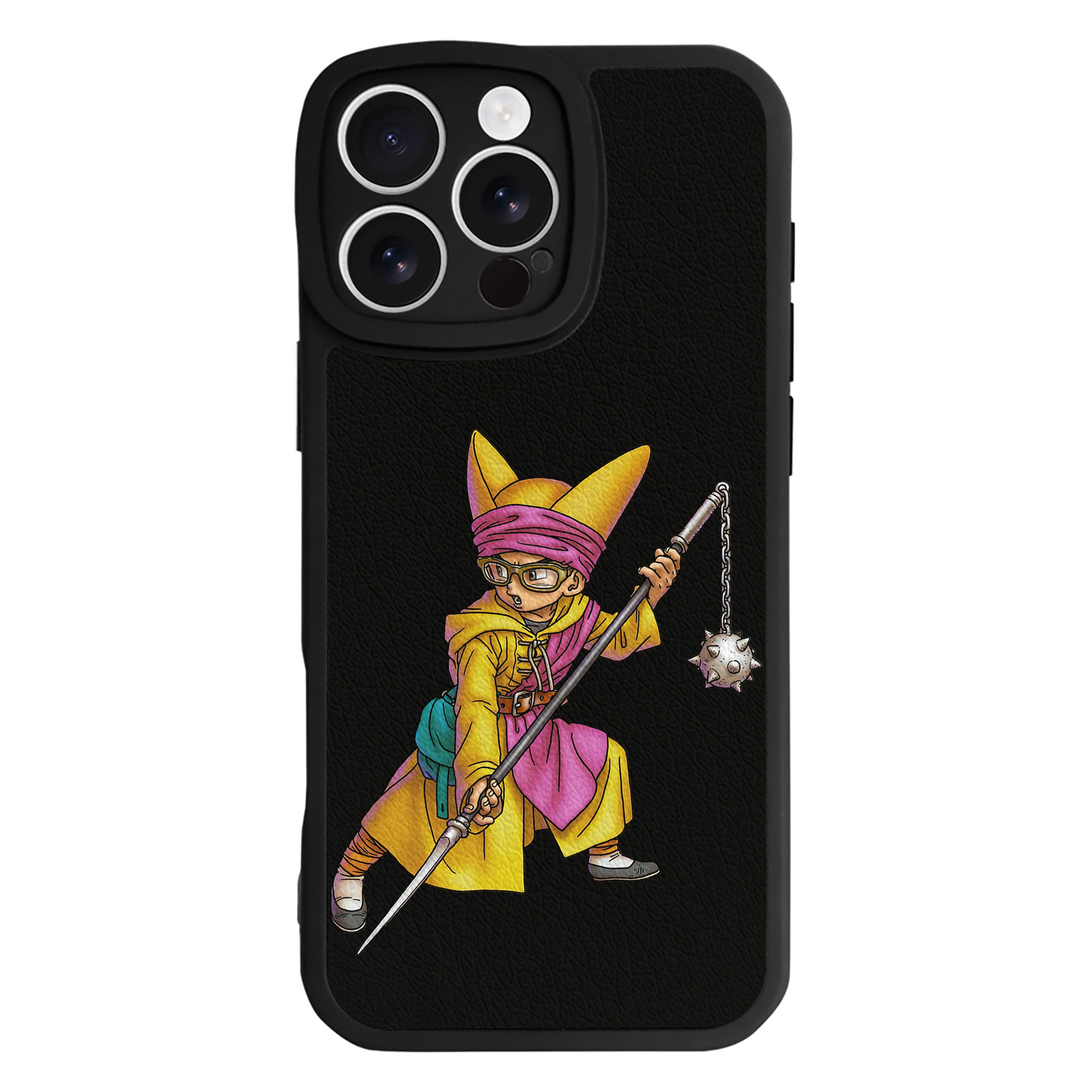 （画像用） ドラゴンクエスト Doragon Kuesuto Dragon Quest 【iPhone 16シリーズ対応】シリコンスマホケース（レザー調） 材質：シリコン
